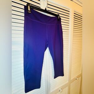 🌸 Marika Tek Woman’s 8-10 Purple Active Crop Leggings 90s EUC Activewear